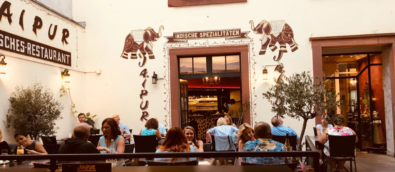 Terrasse du restaurant Jaipur